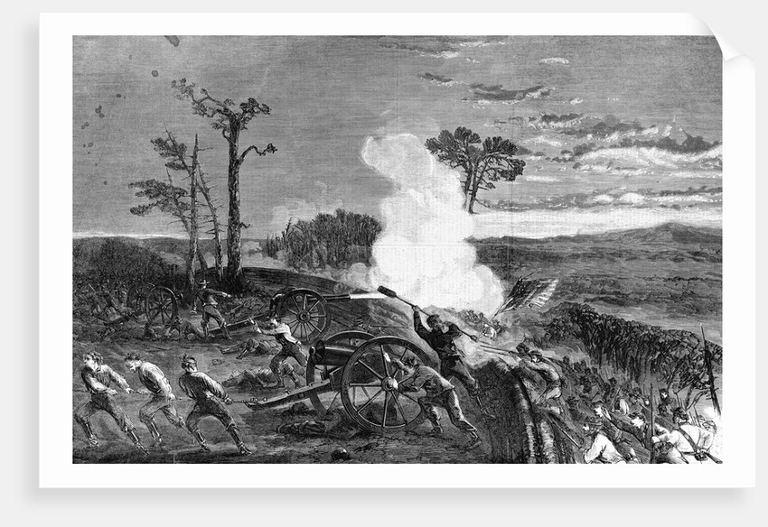 The Army of the Cumberland - General Baird's Division Capturing the Rebel Guns on the Left of Missionary Ridge by Anonymous