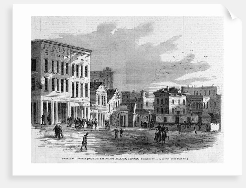 Whitehall Street (looking eastward), Atlanta, Georgia by Anonymous