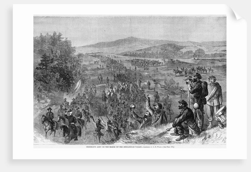 Sheridan's Army on the March Up the Shenandoah Valley by Anonymous