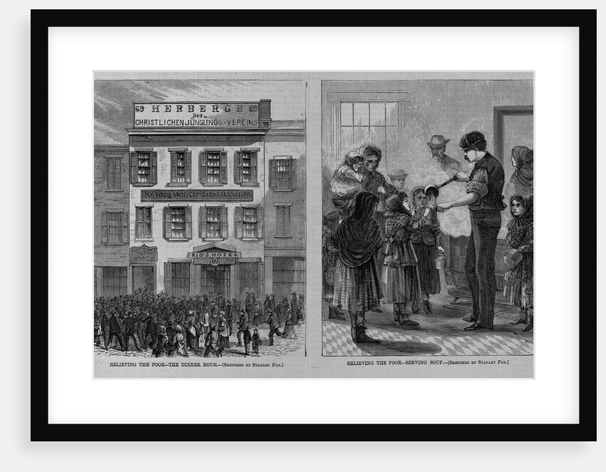 Relieving the poor - the dinner hour by Stanley Fox