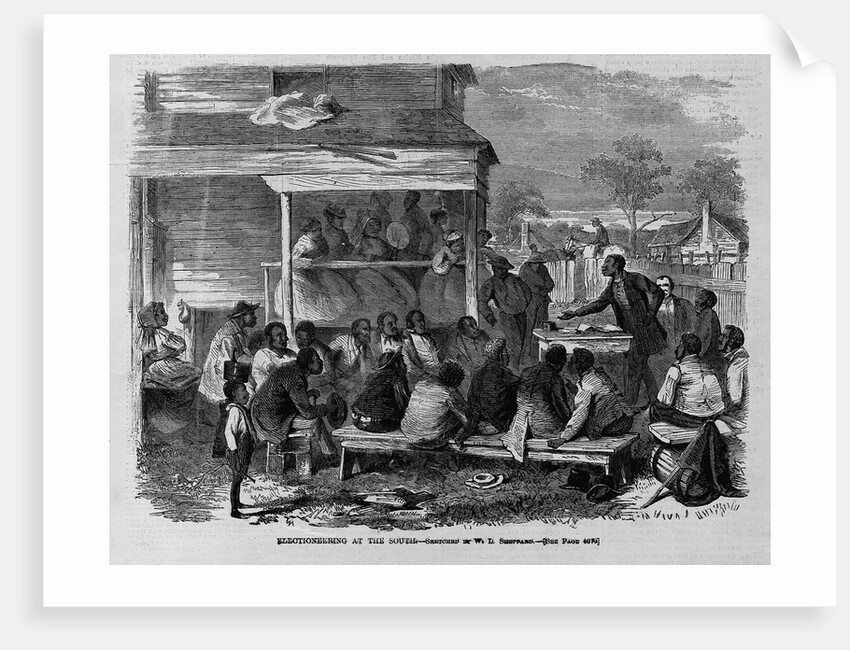 Electioneering at the south by W. L. Sheppard