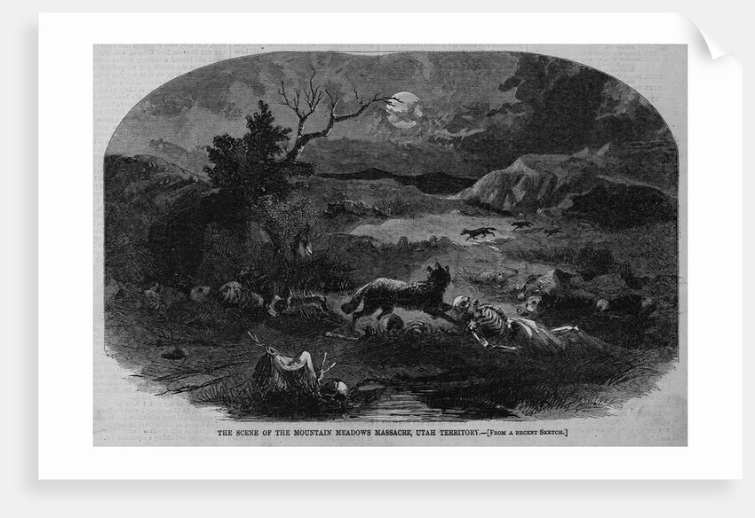The Scene of the Mountain Meadows Massacre, Utah Territory by Anonymous