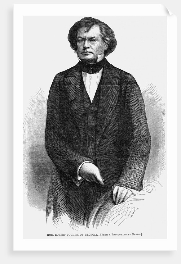 Hon. Robert Toombs, of Georgia. From a photograph by Brady