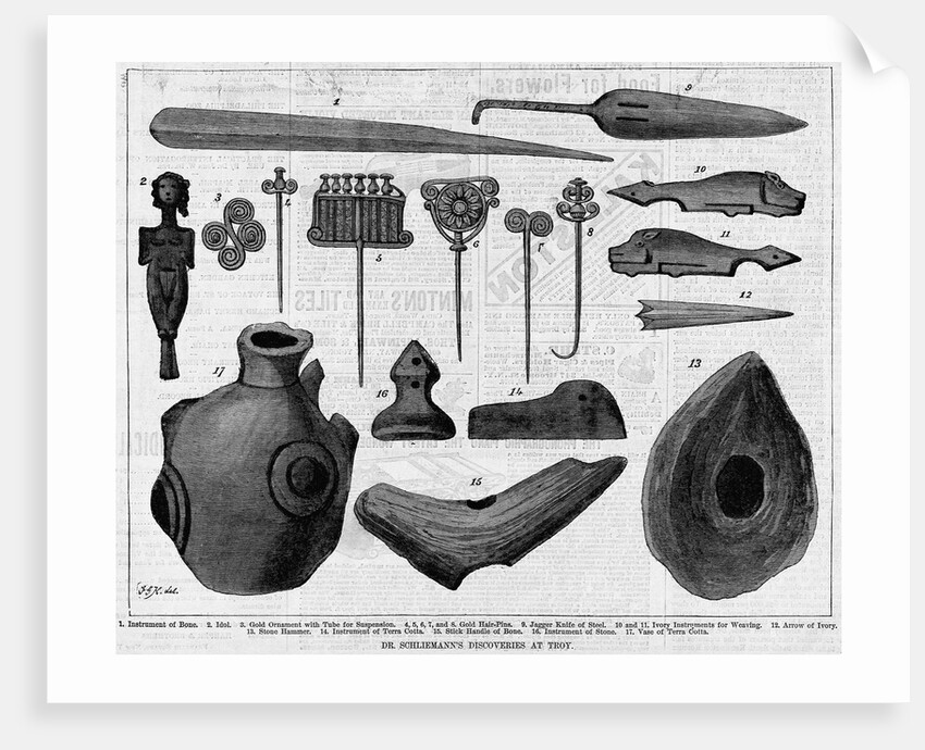 Dr. Heinrich Schliemann's Discoveries at Troy by Anonymous