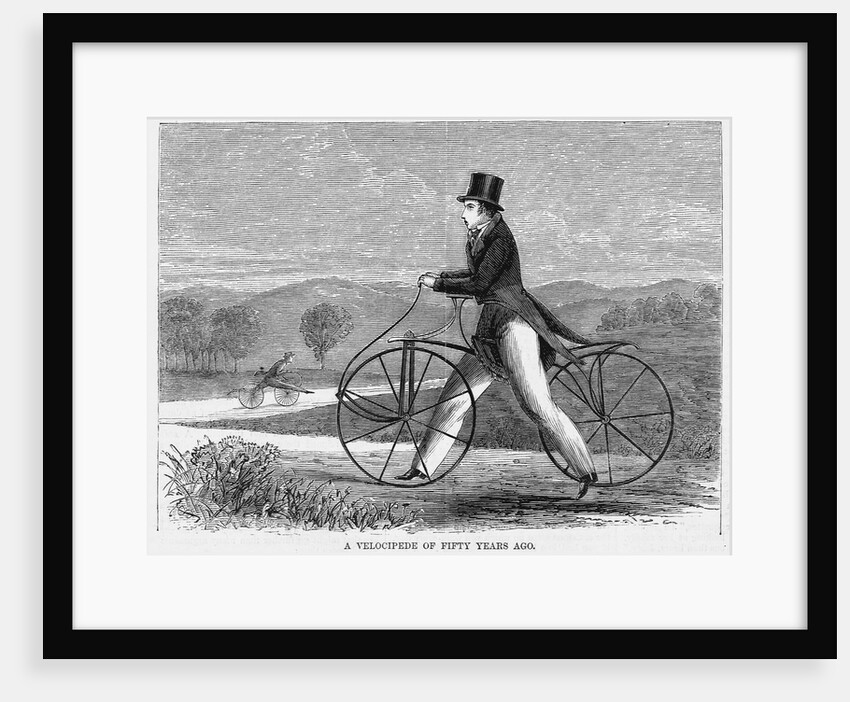 A Velocipede of Fifty Years Ago by Anonymous