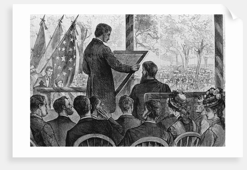 The Centennial Fourth-Mr. Richard Henry Lee Reading the Declaration of Independence, at Philadelphia by Anonymous