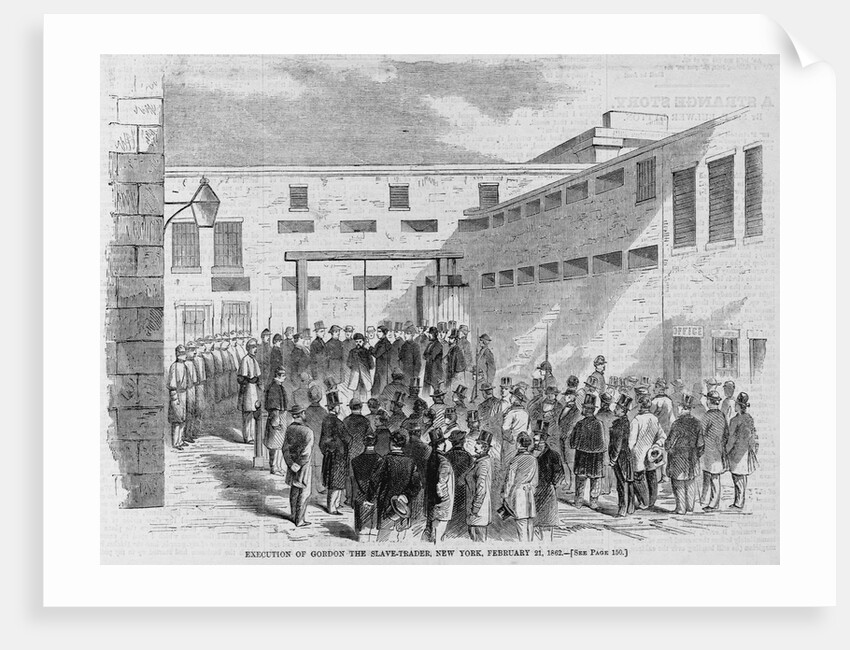Execution of Gordon the Slave-Trader, New York, February 21, 1862 by Anonymous