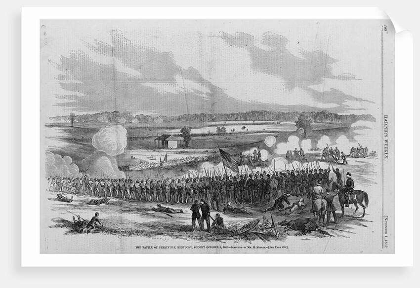 The Battle of Perryville, Kentucky, Fought October 8, 1862 by Anonymous