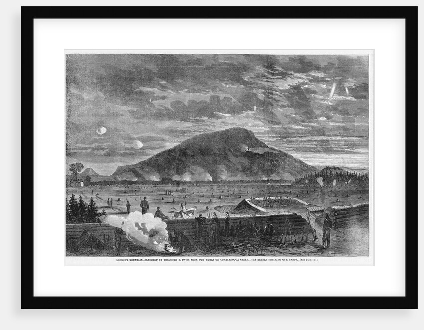Lookout Mountain Magazine Illustration by Theodore Russell Davis