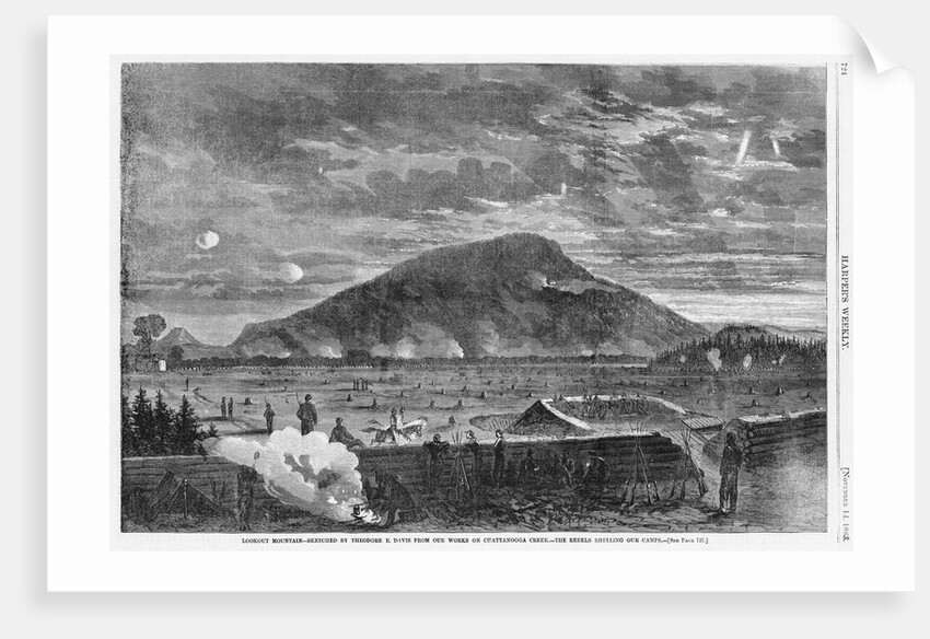 Lookout Mountain Magazine Illustration by Theodore Russell Davis