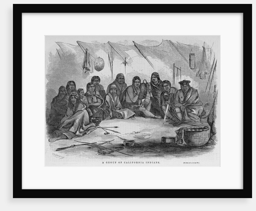A Group of California Indians Illustration by Anonymous