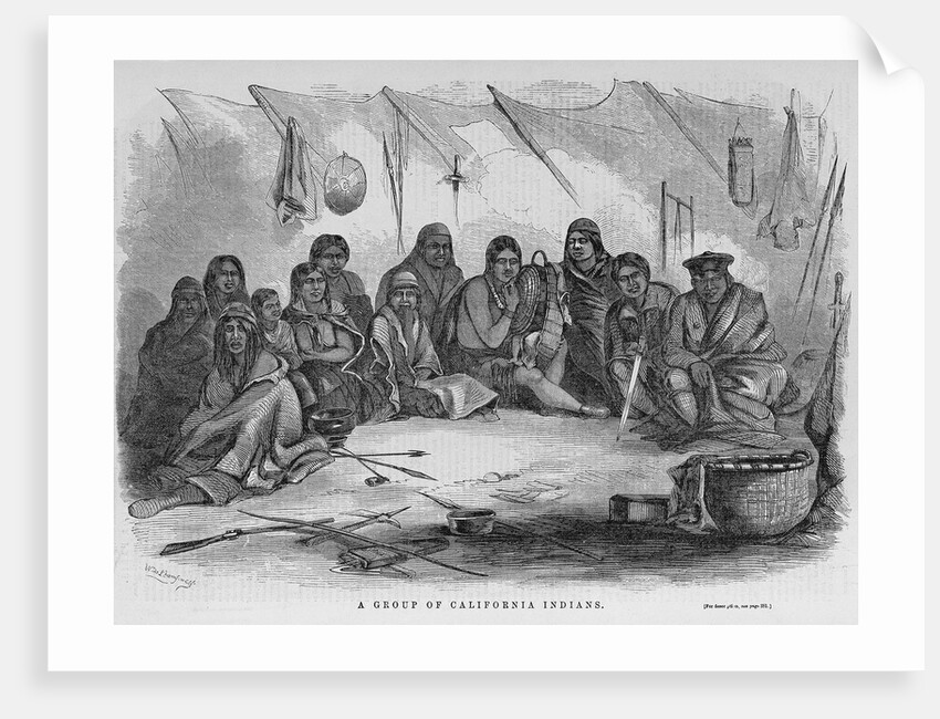 A Group of California Indians Illustration by Anonymous