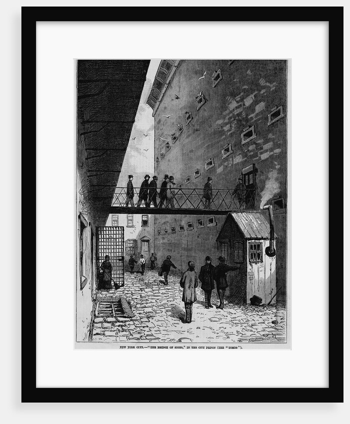 New York City - "The Bridge of Sighs", in the City Prison by Anonymous