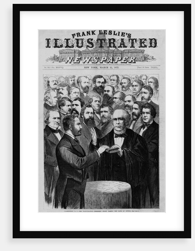 Washington, D.C. - The Inauguration - President Grant Taking the Oath of Office by Anonymous