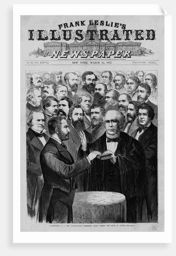 Washington, D.C. - The Inauguration - President Grant Taking the Oath of Office by Anonymous