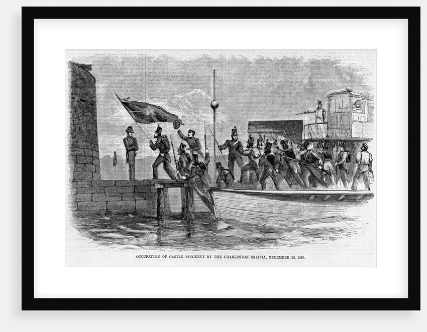 Occupation of Castle Pinckney by the Charleston Militia, December 26, 1860 by Anonymous