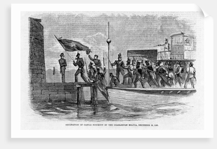 Occupation of Castle Pinckney by the Charleston Militia, December 26, 1860 by Anonymous