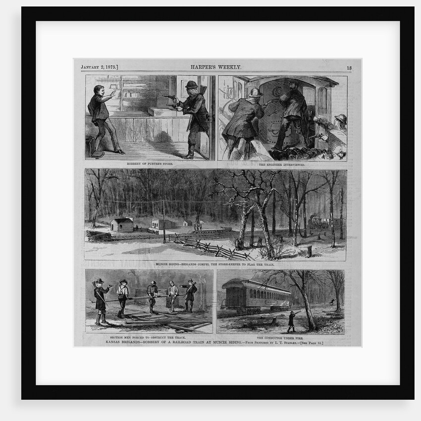 Kansas Brigands-Robbery of aa Railroad Train at Muncie Siding by Anonymous