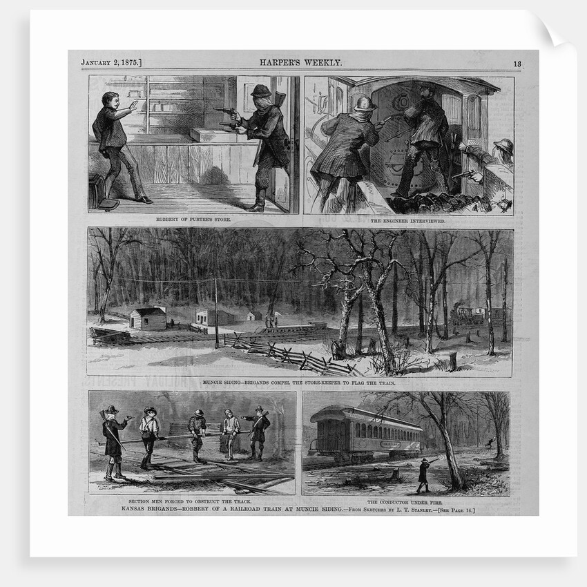 Kansas Brigands-Robbery of aa Railroad Train at Muncie Siding by Anonymous