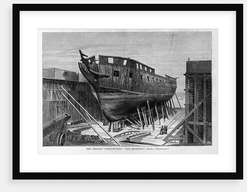 The Frigate "Constitution," "Old Ironsides." by Anonymous