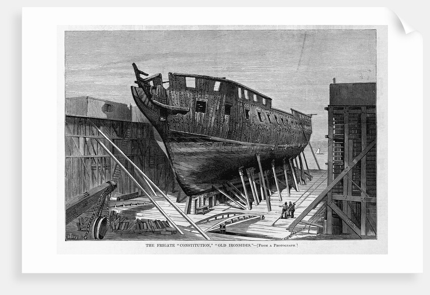 The Frigate "Constitution," "Old Ironsides." by Anonymous