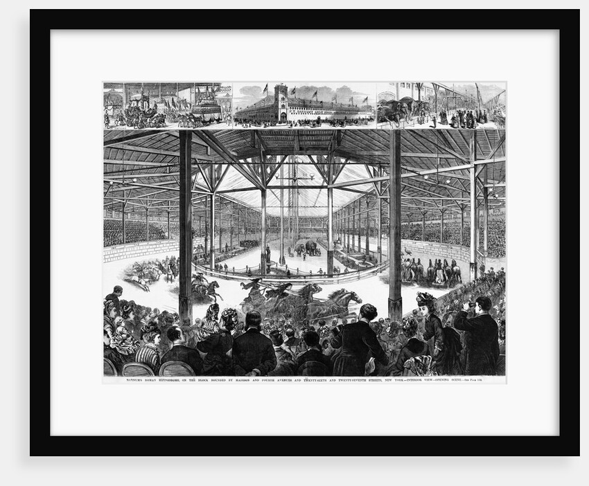 Barnum's Roman Hippodrome, on the Block Bounded by Madison and Fourth Avenues and 26th and 27th Street by Anonymous