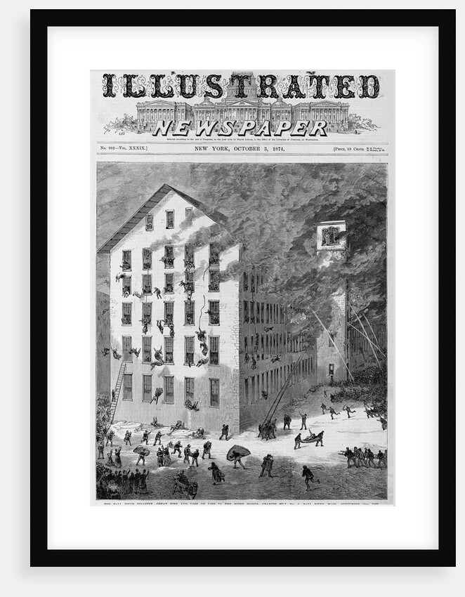 The Fall River Disaster Illustration by Anonymous