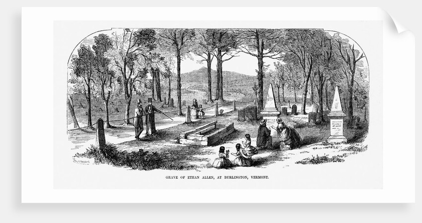 Grave of Ethan Allen, at Burlington, Vermont by Anonymous