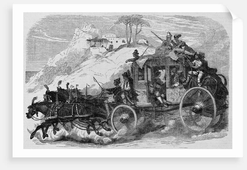 A Corricolo, or Neapolitan Diligence by Anonymous