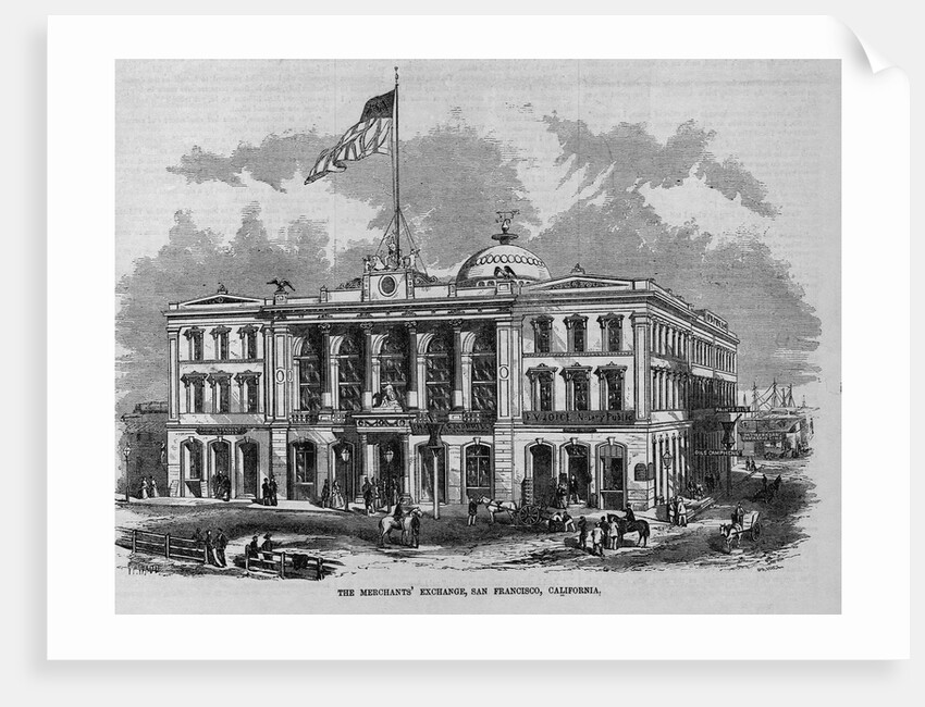 The Merchants' Exchange, San Francisco, California by Anonymous