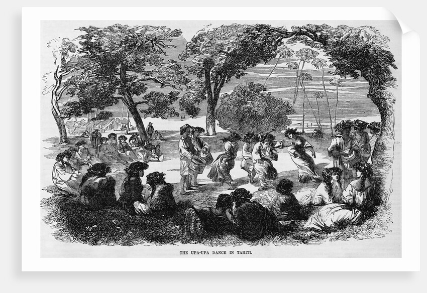 The Upa-Upa Dance in Tahiti by Anonymous