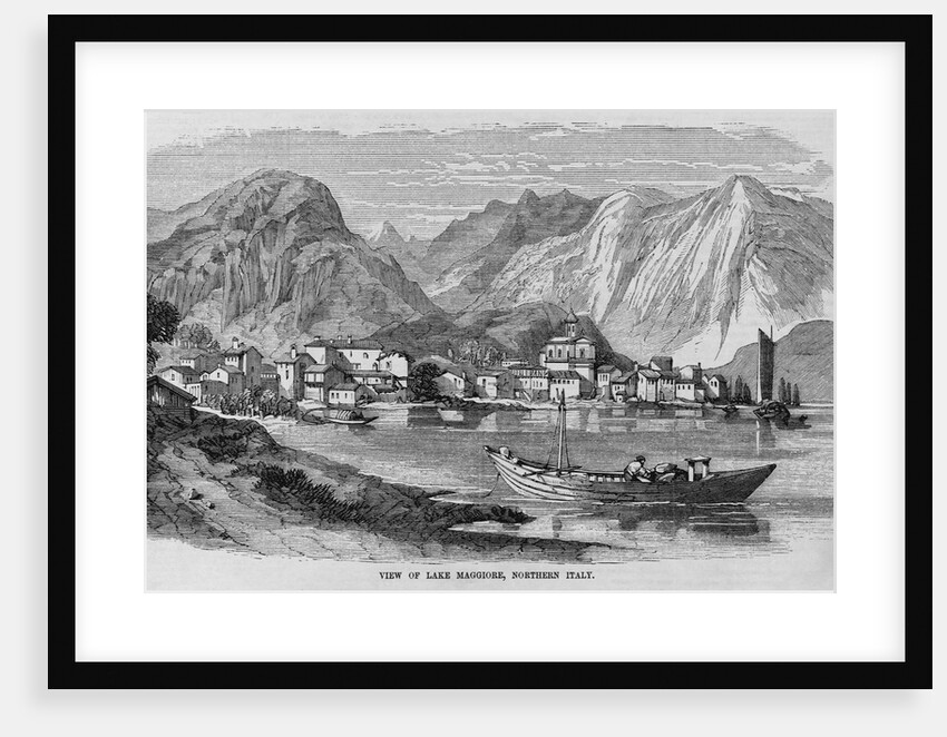 View of the Lake Maggiore, Northern Italy by Anonymous
