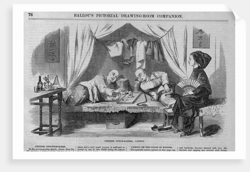 Chinese Opium-Eaters, Canton by Anonymous