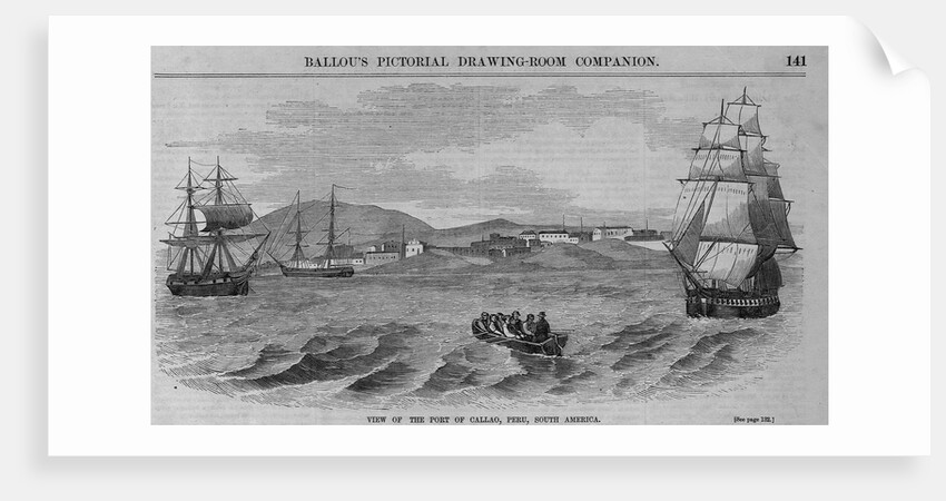 View of the Port of Callao, Peru. South America by Anonymous