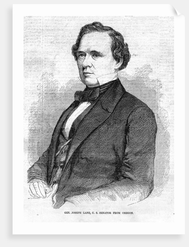Gen. Joseph Lane, U.S. Senator from Oregon by Anonymous