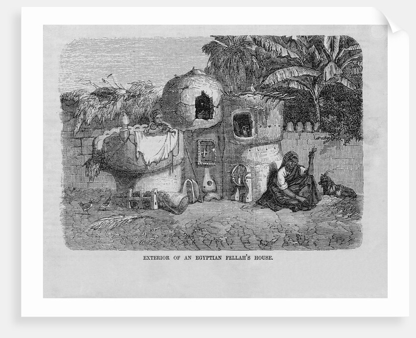 Exterior of an Egyptian Fellah's House by Anonymous