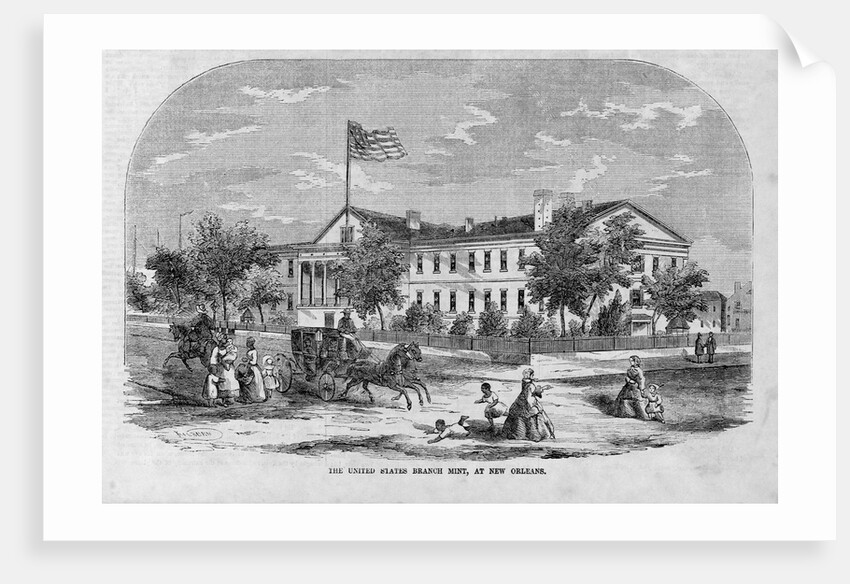 The United States Branch Mint, at New Orleans by Anonymous