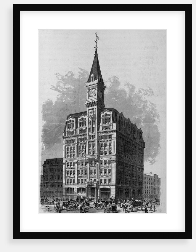 New York City - The new "Tribune" Building on Printing House Square by Anonymous