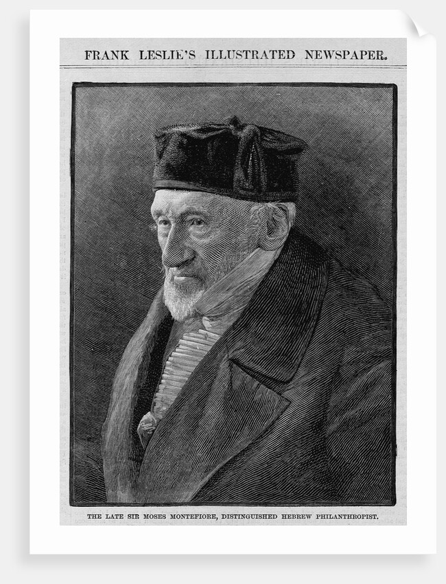 The late Sir Moses Montefiore, distinguished Hebrew Philanthropist by Anonymous