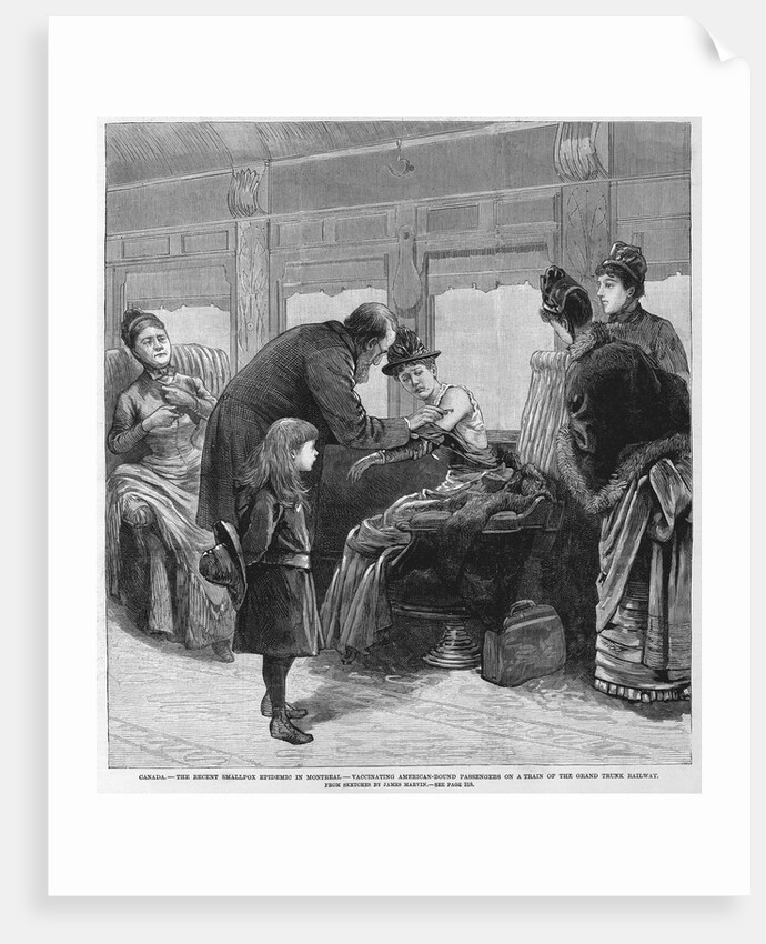 Vaccinating Train Passengers for Smallpox by Anonymous