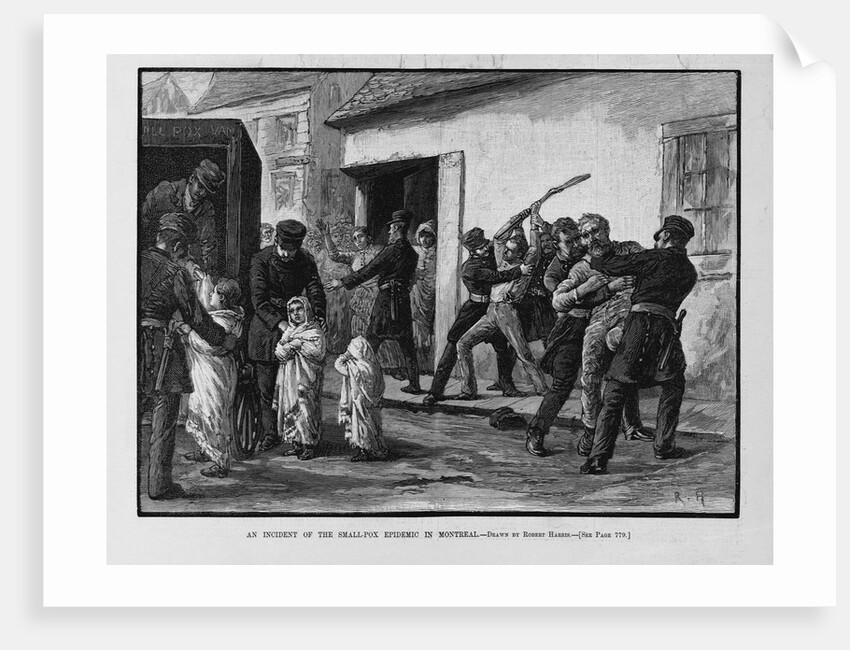 An incident of the small pox epidemic in Montreal by Robert Harris