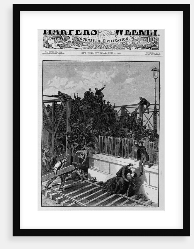 The tragedy on the Brooklyn Bridge, May 30 by Anonymous