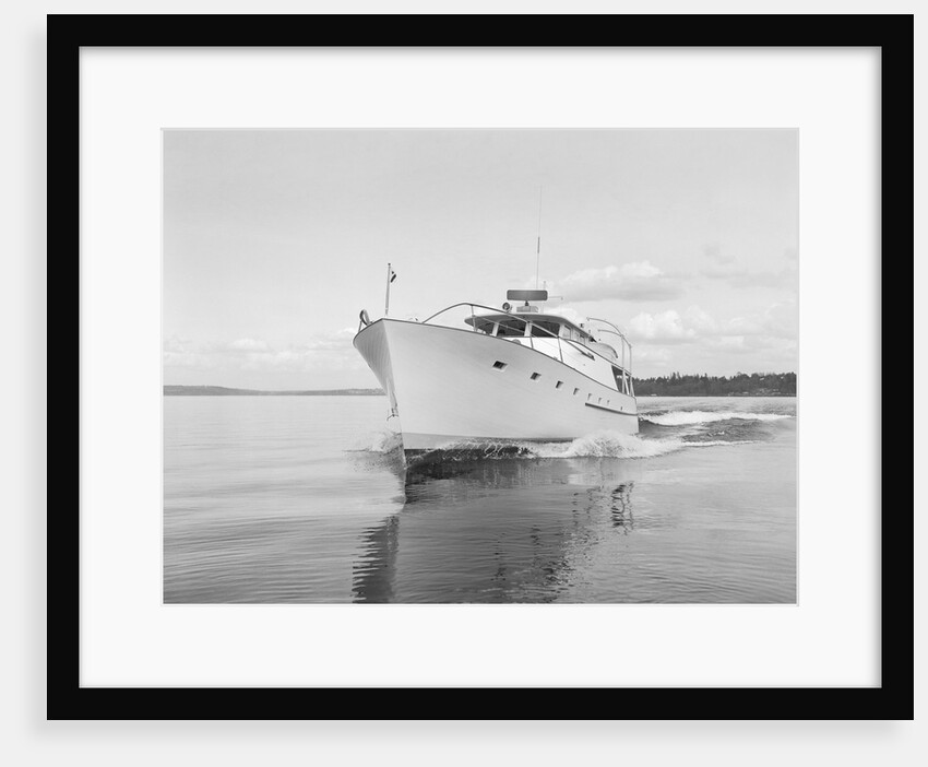 Bow of the Blue Heron Yacht by Anonymous