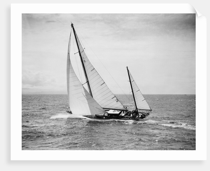 Diamond Head Yacht During a Race by Anonymous