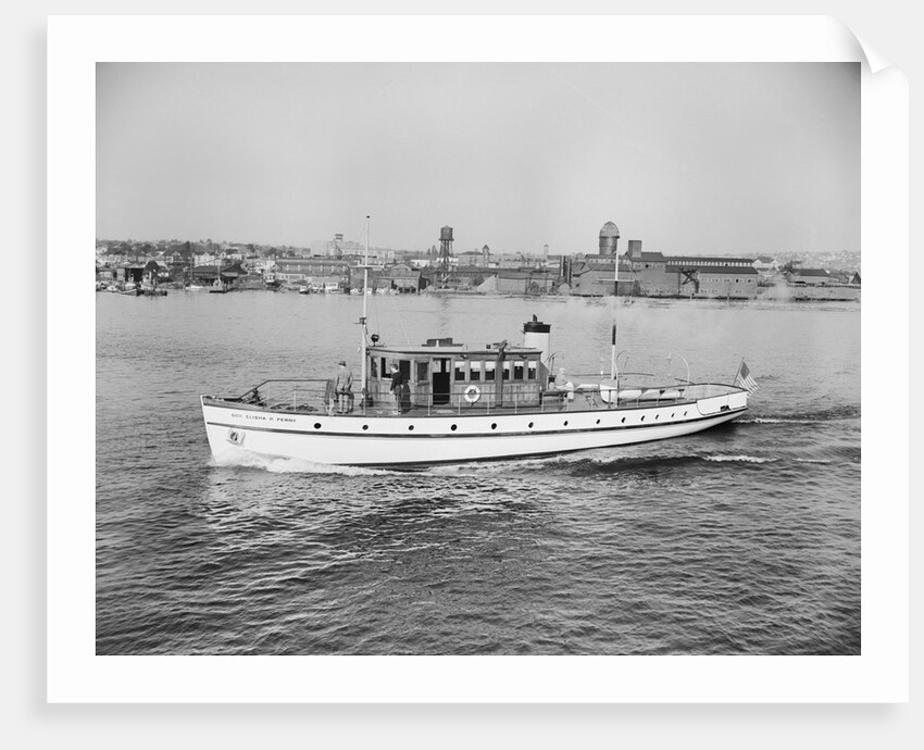 The Governor Elisha P. Ferry Sailing in Puget Sound by Anonymous