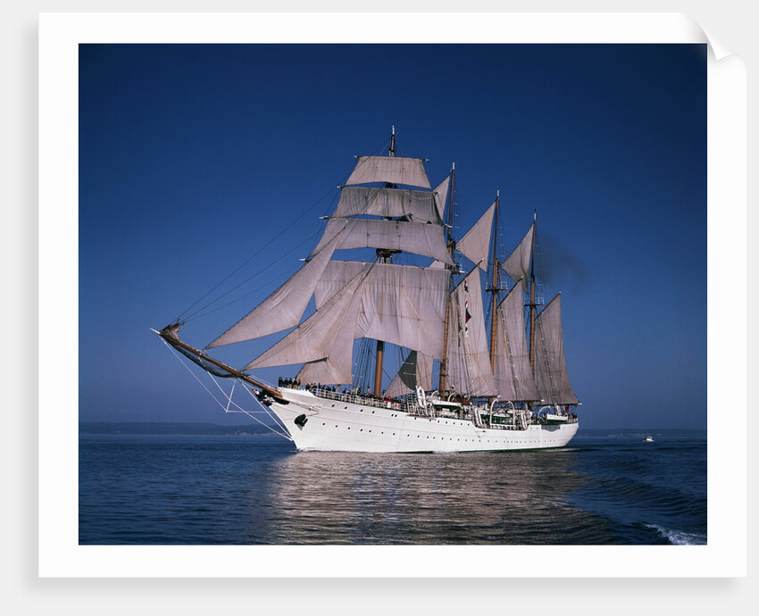 Sailing Ship Esmeralda in Puget Sound by Anonymous