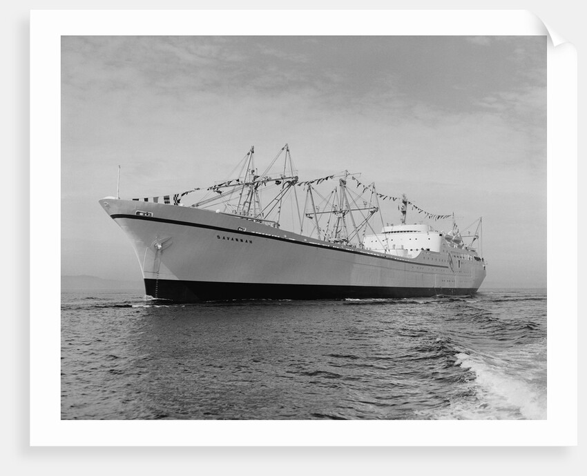 Cargo Ship Savannah by Anonymous