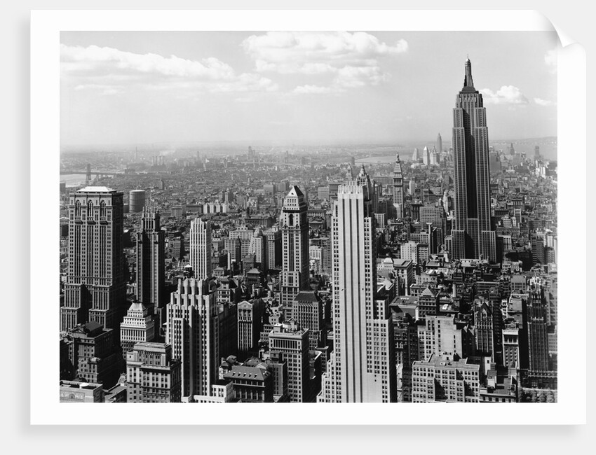 Manhattan from Rockefeller Center by Anonymous