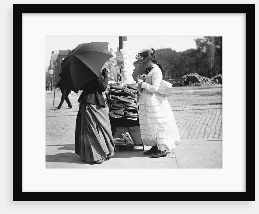 Women Selling Newspapers by Anonymous