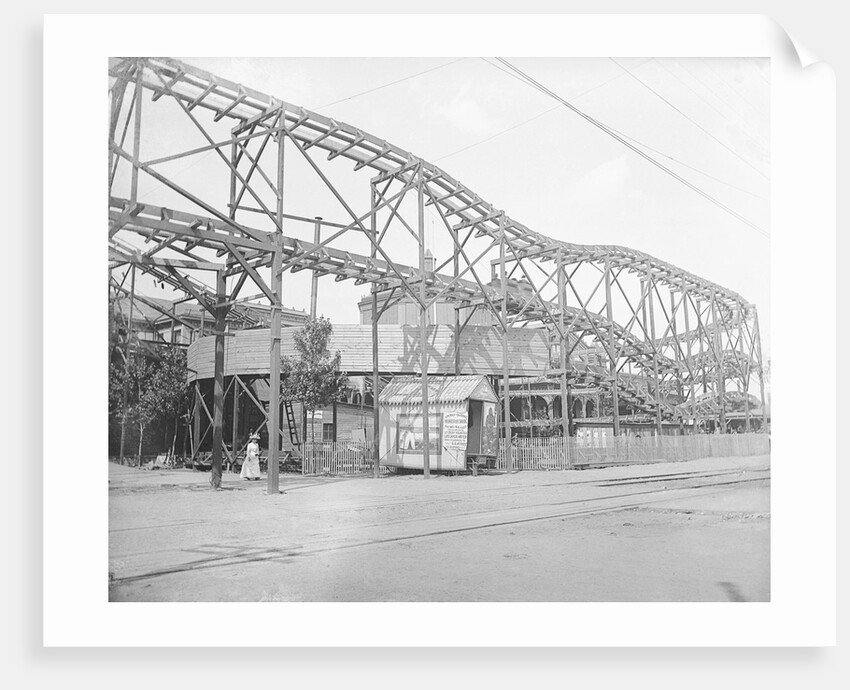 Coney Island Roller Coaster by Anonymous